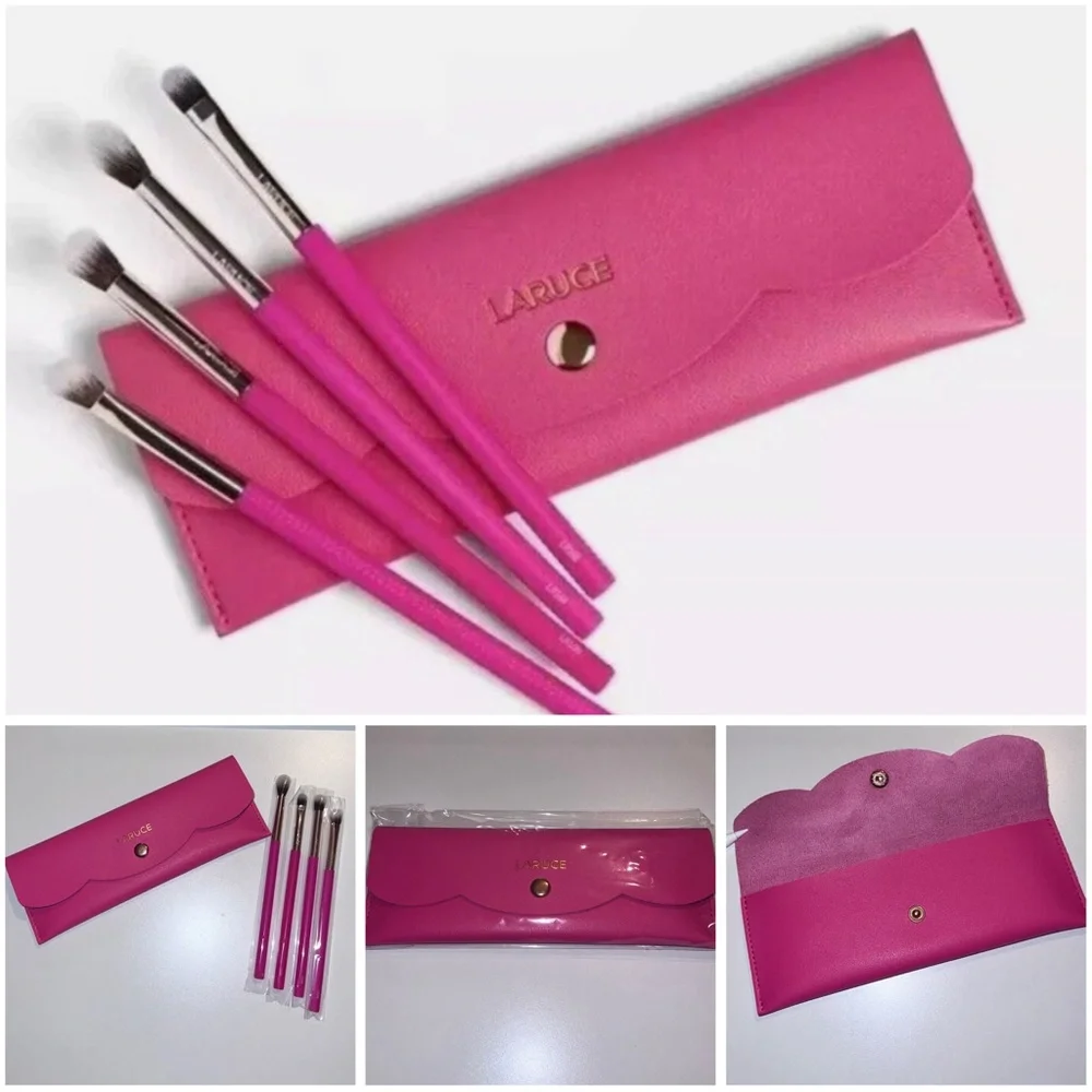 Laruce Pink Makeup Brush Set